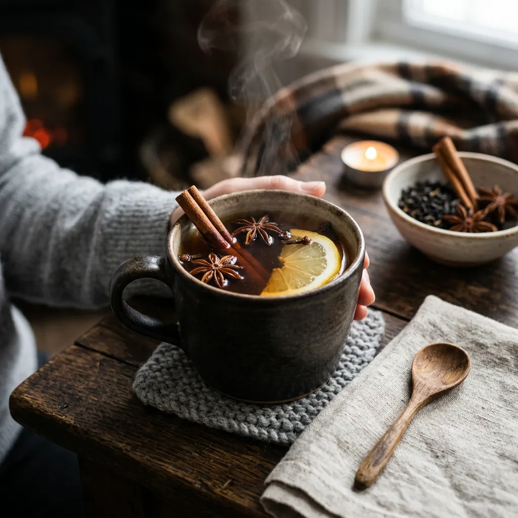Spiced Tea Hot Toddy