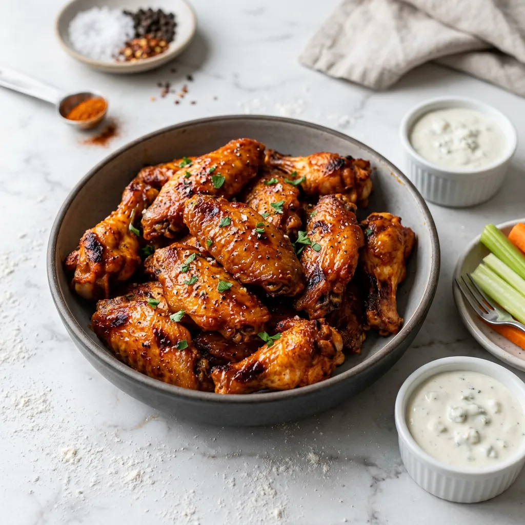 Spicy Baked Hot Wings
