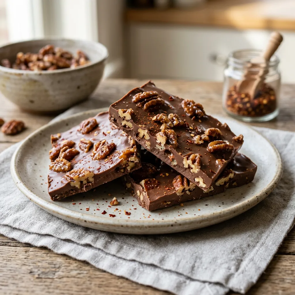 Spicy Chocolate Bark