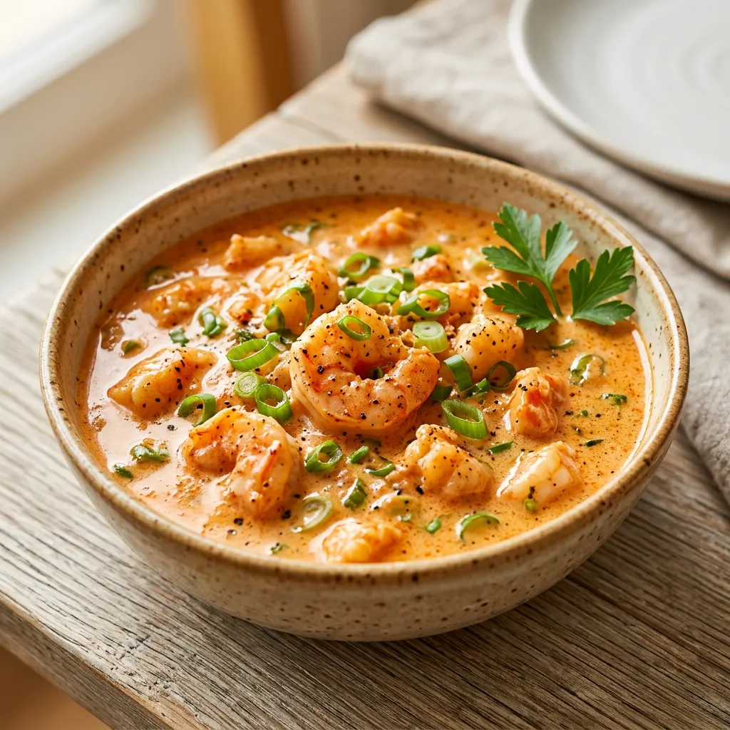Spicy Cream Sauce With Shrimp