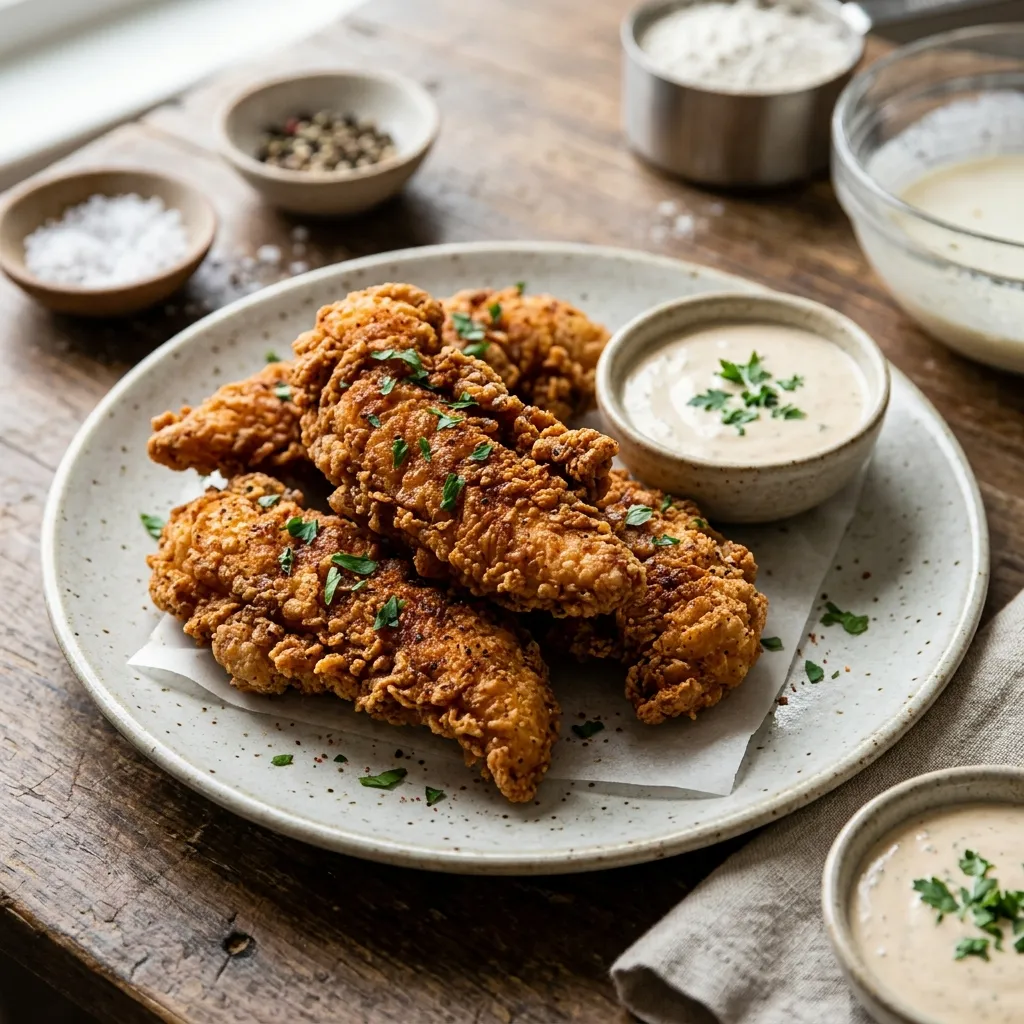 Spicy Fried Chicken Tenders Recipe