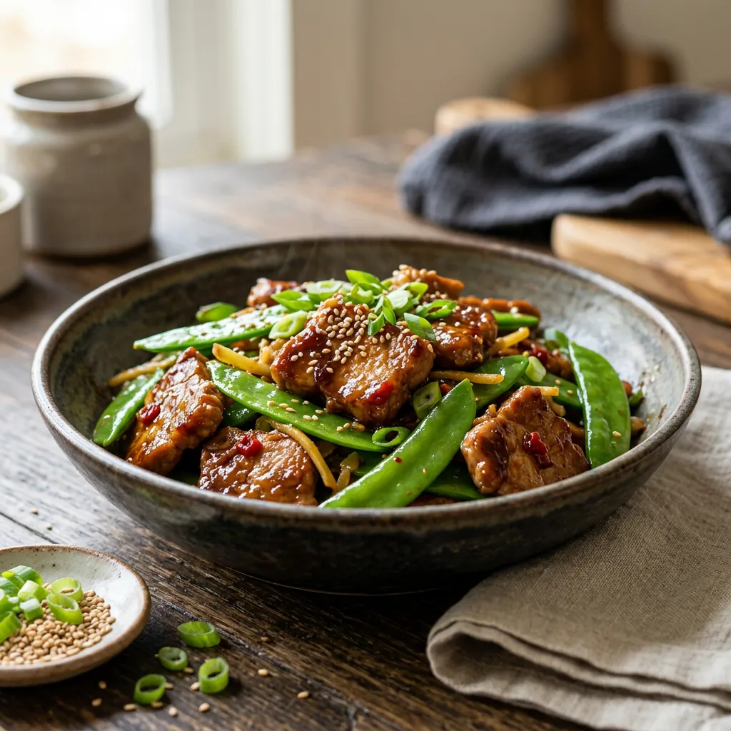 Spicy Hoisin Pork Stir-Fry