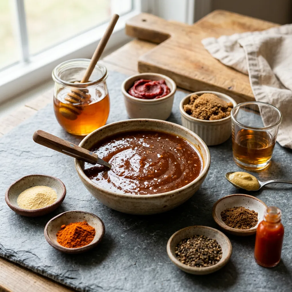 Spicy Honey and Bourbon Barbecue Sauce Recipe
