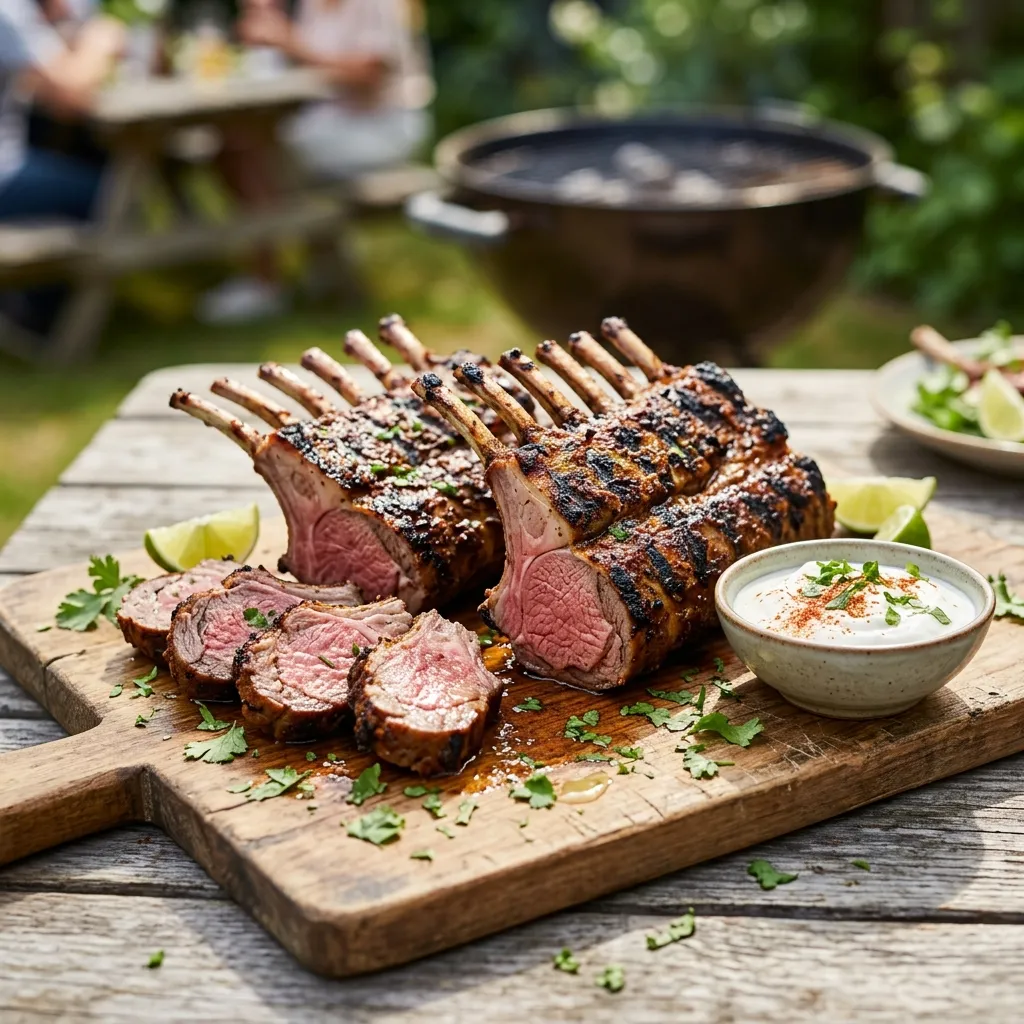 Spicy Indian Rack of Lamb