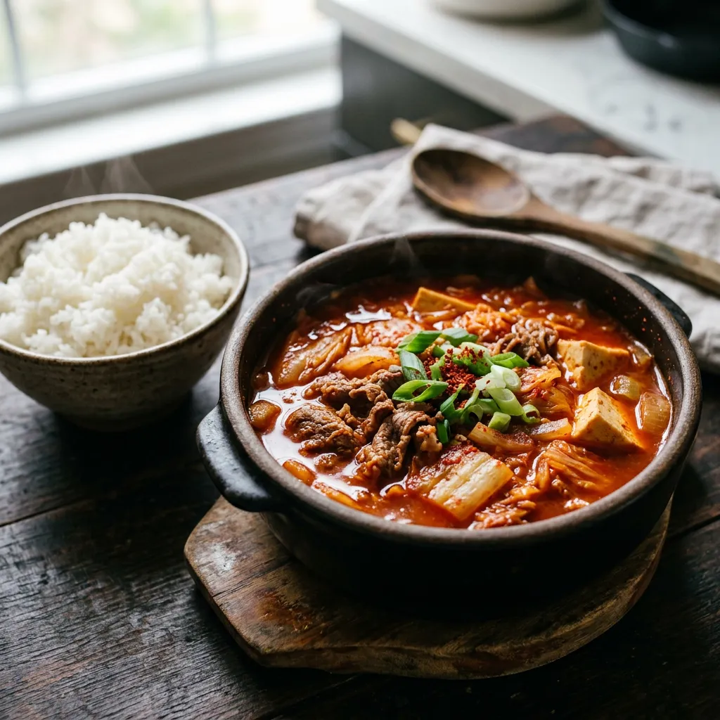 Spicy Kimchi Stew (Kimchi Jjigae or Kimchi Chigae)