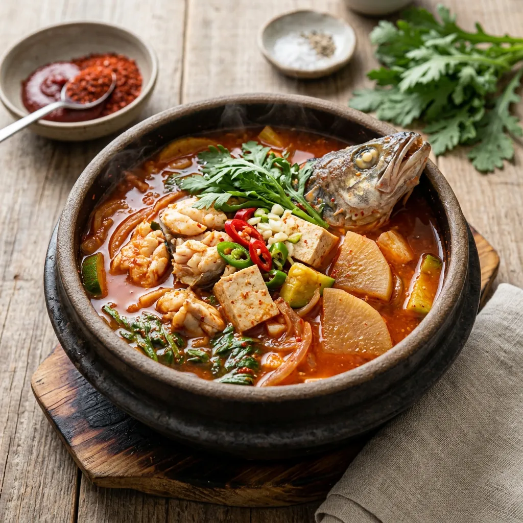 Spicy Korean Fish Stew