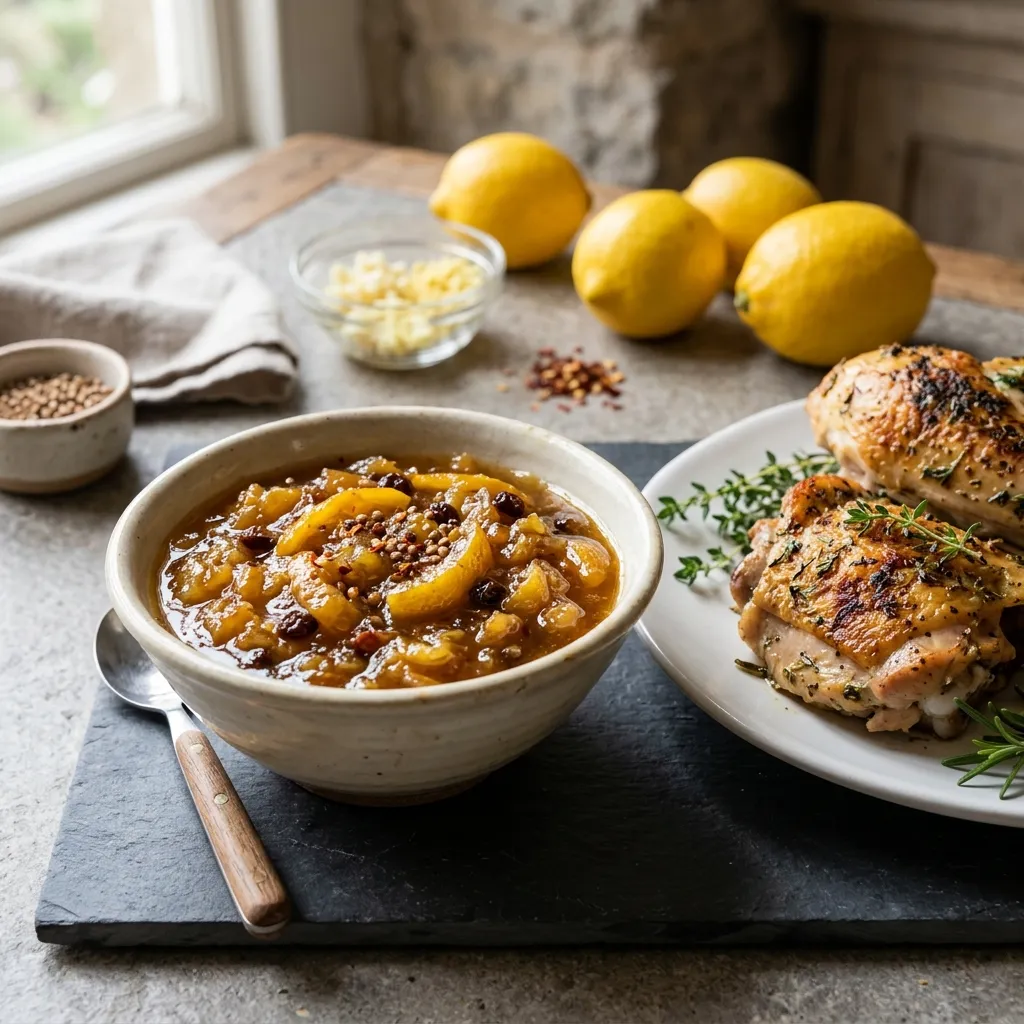 Spicy Lemon Chutney