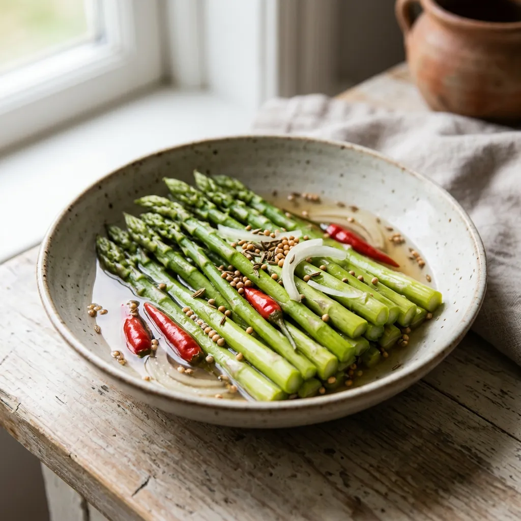 Spicy Pickled Asparagus Recipe