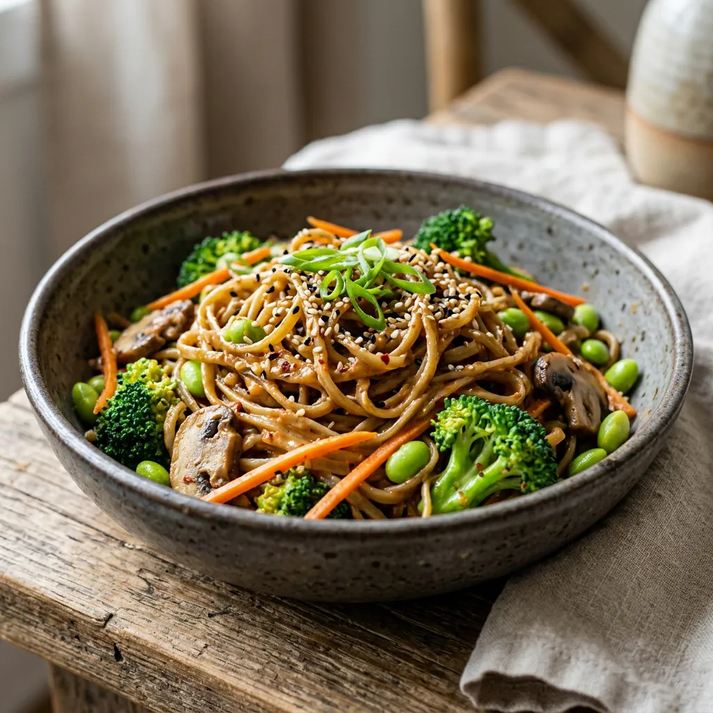 Spicy Tahini Kelp Noodles