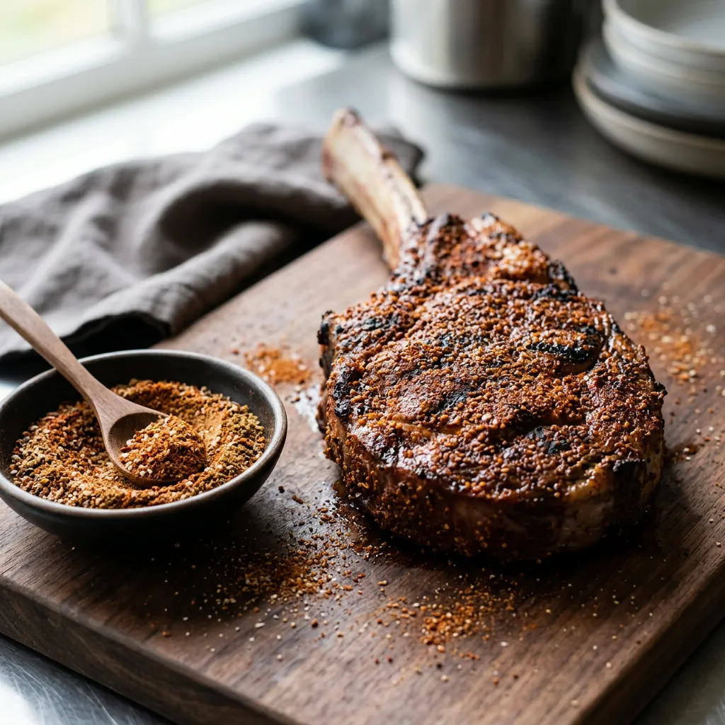 Spicy Tomahawk Steak Rub