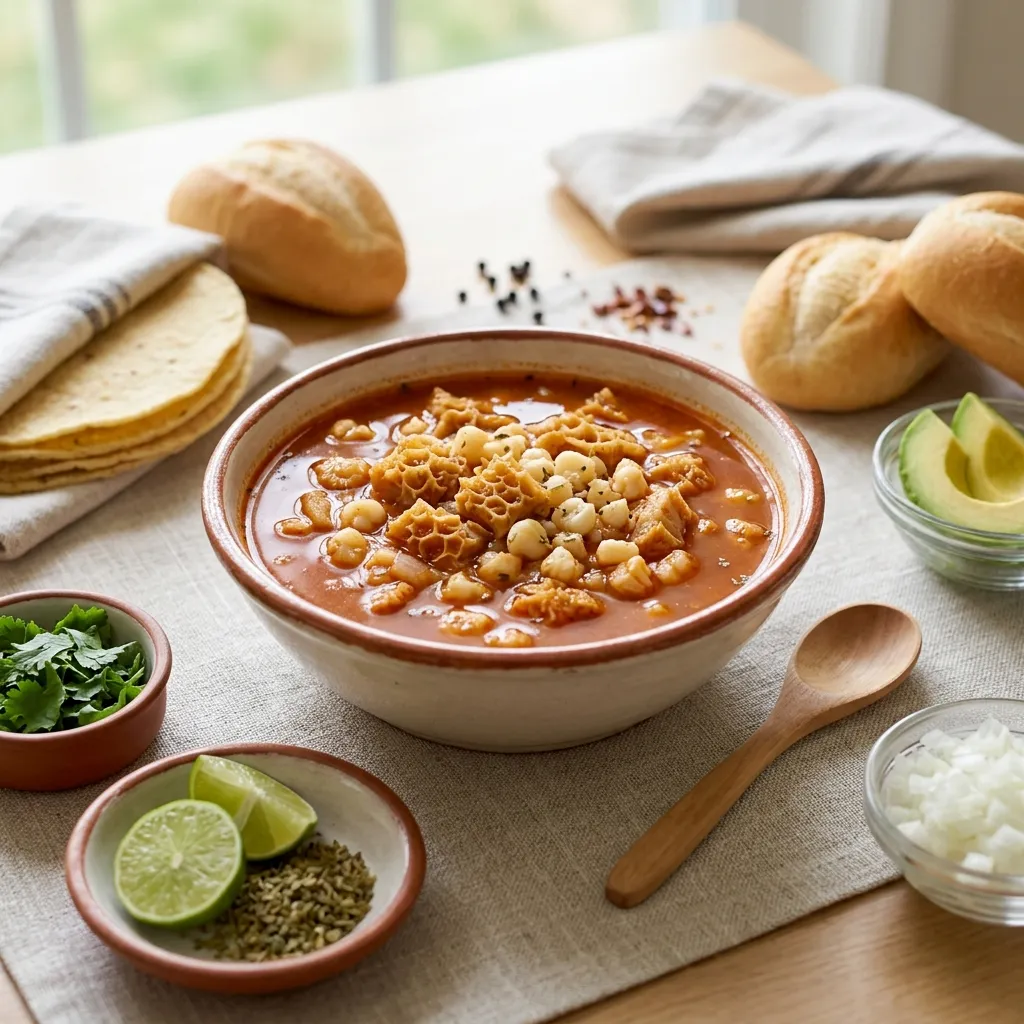 Spicy Tripe Soup (Menudo)