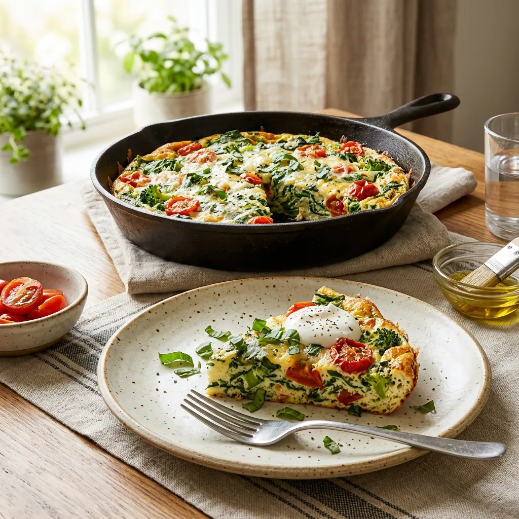 Spinach and Egg-White Frittata