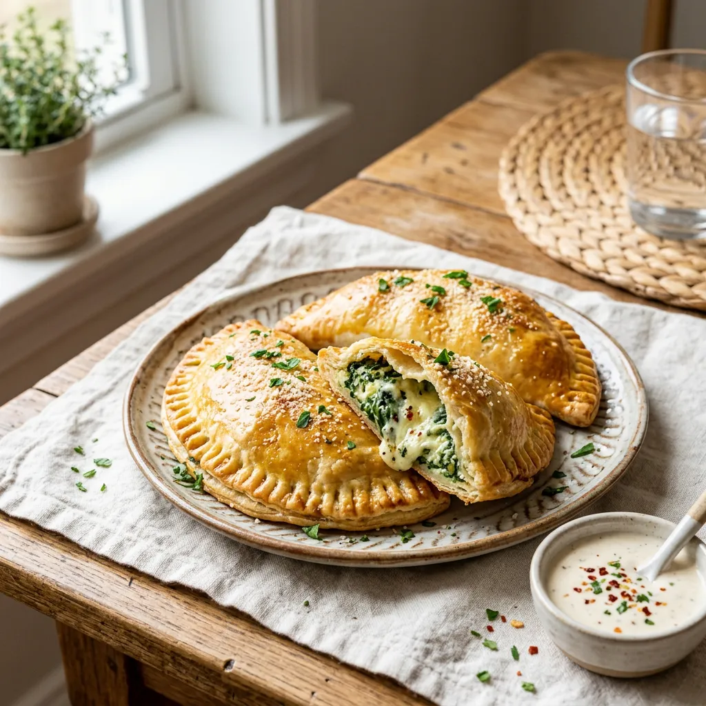 Spinach & Ricotta Empanadas - Empanadas de Espinaca