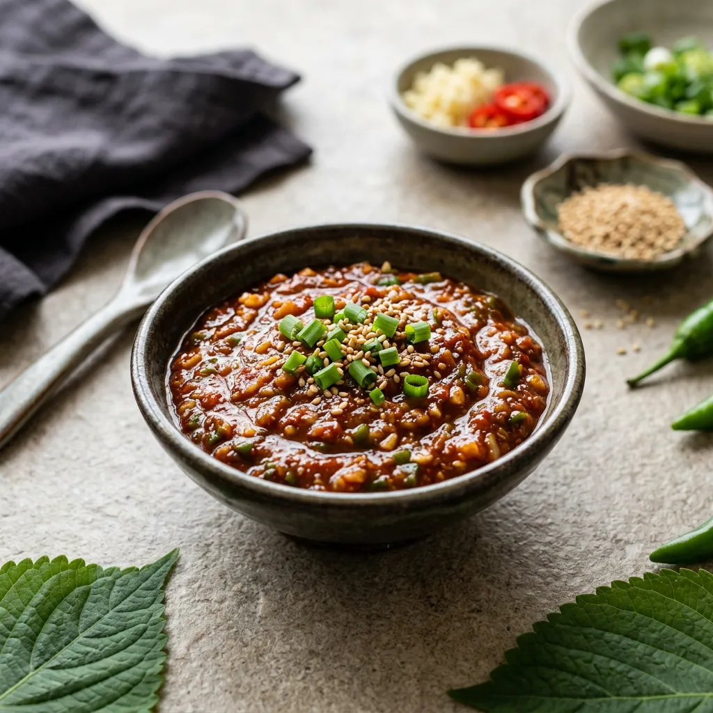 Ssamjang (Korean Rice Wrap Sauce) Recipe