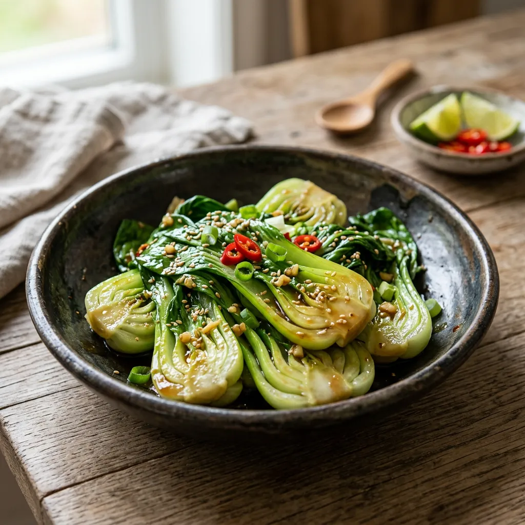 Stir-Fried Bok Choy Recipe