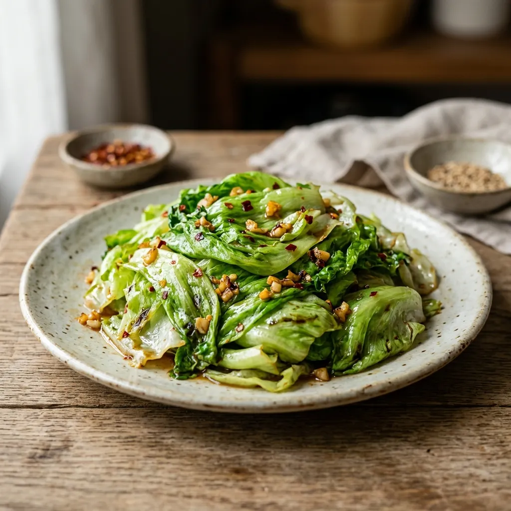 Stir-Fried Lettuce