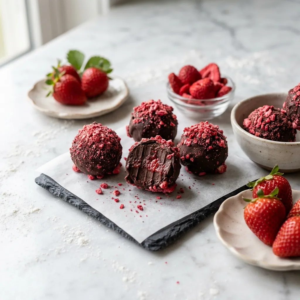 Strawberry Fields Truffles