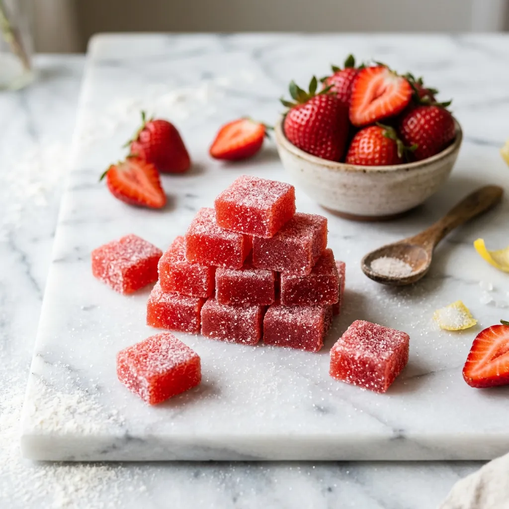 Strawberry Pâte de Fruits Recipe