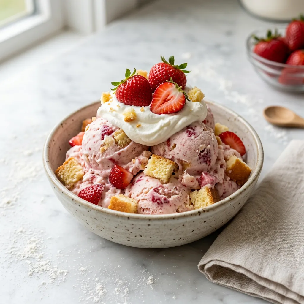 Strawberry Shortcake Ice Cream