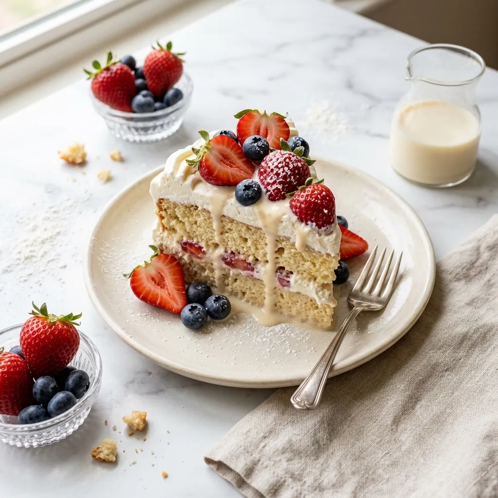 Strawberry Tres Leches Cake