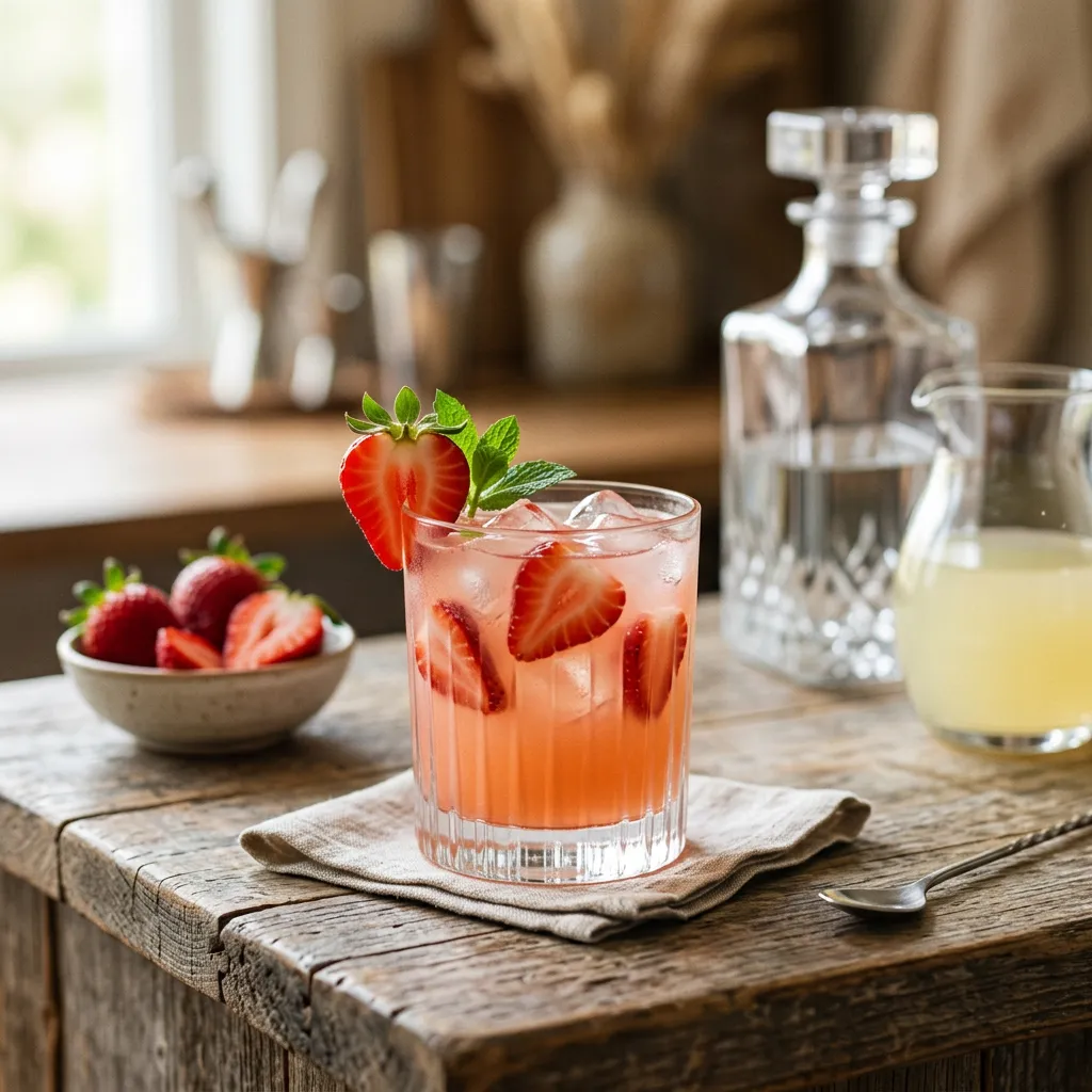 Strawberry Vodka Lemonade