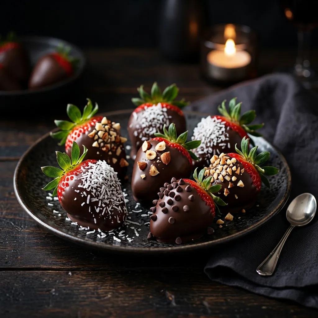Sugar-Free, Chocolate-Dipped Strawberries