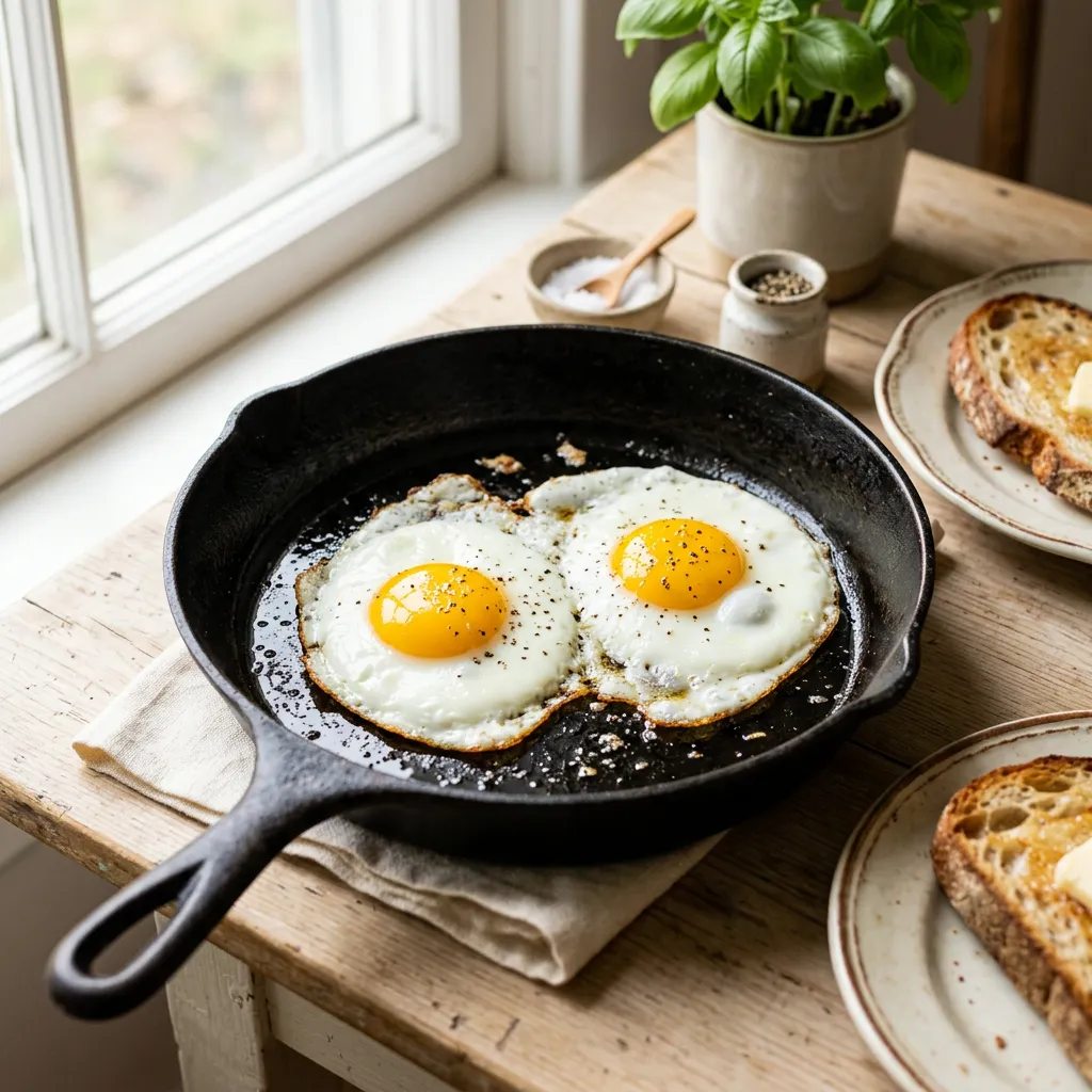 Sunny-Side Up Eggs Recipe