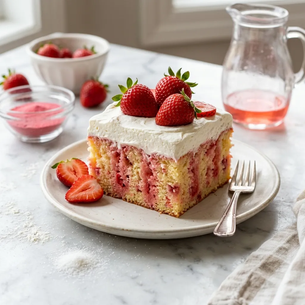 Suzi's Strawberry Soda Pop Cake