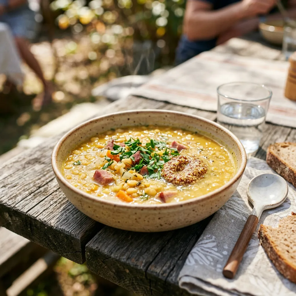 Swedish Yellow Pea Soup Ärtsoppa Recipe