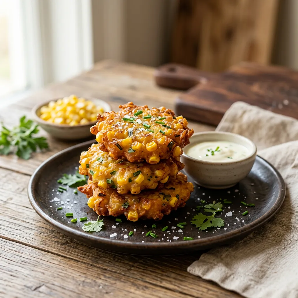 Sweet Corn Fritters