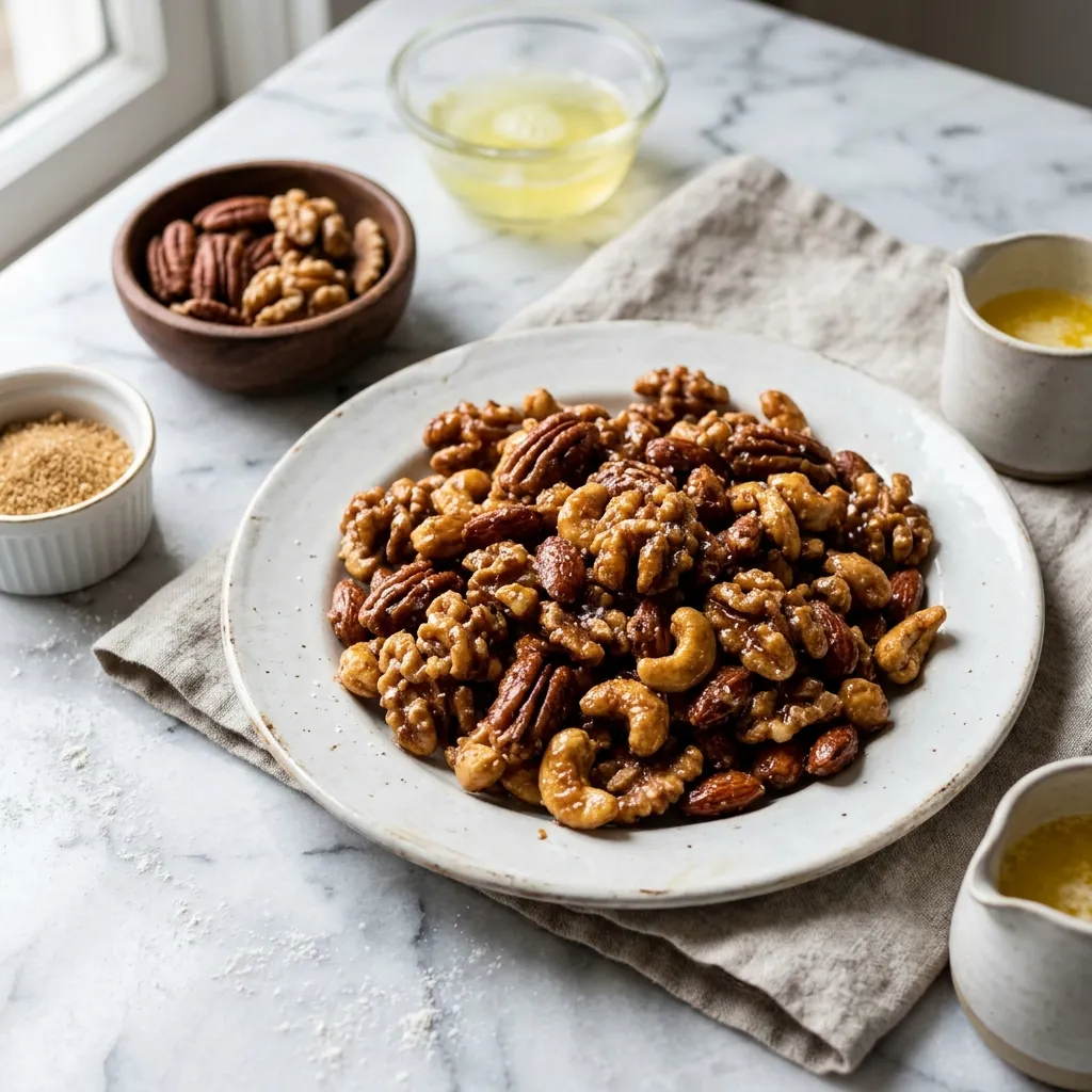 Sweet Crunchy Nuts Recipe
