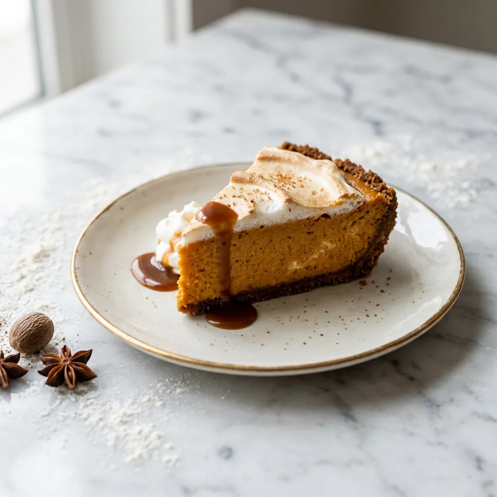 Sweet Potato Cream Cheese Pie