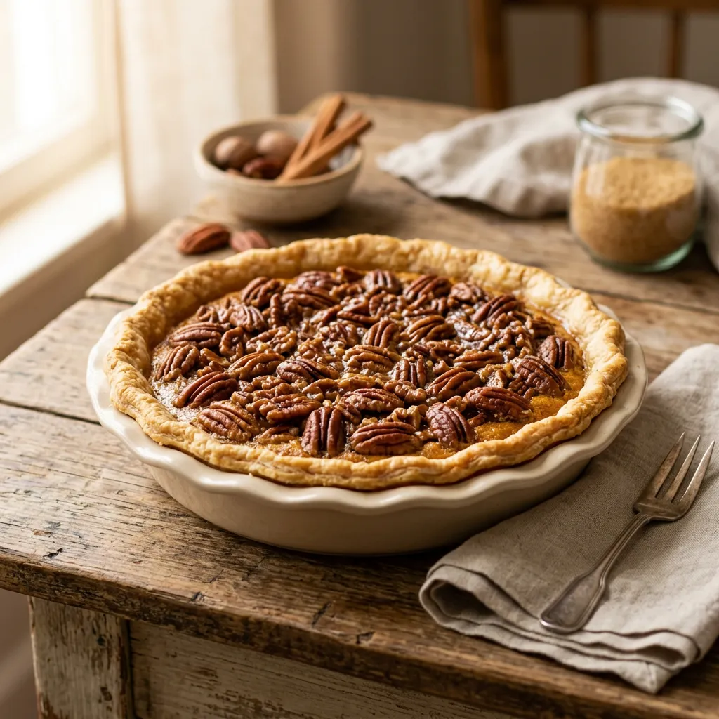 Sweet Potato Pecan Pie