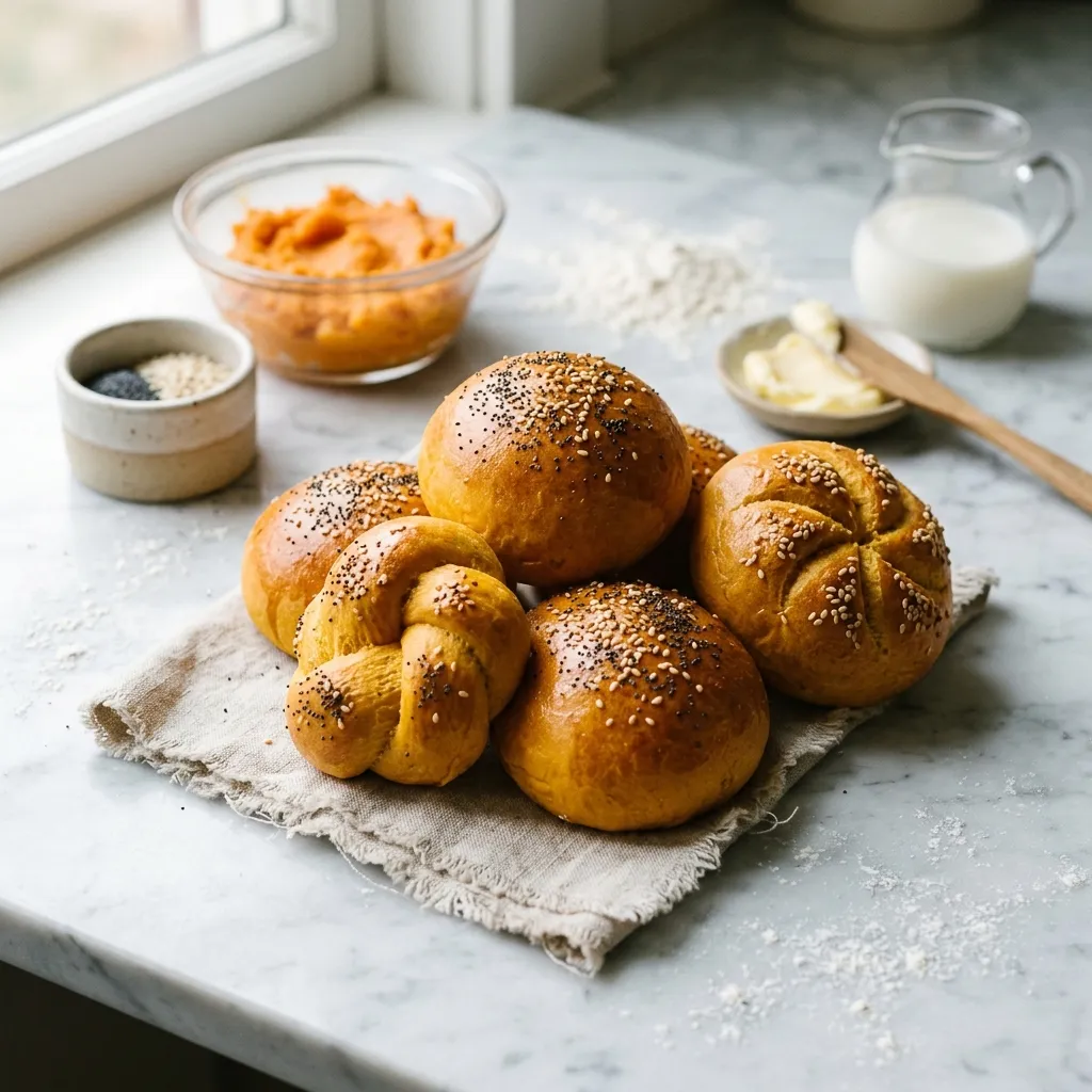 Sweet Potato Sandwich Rolls