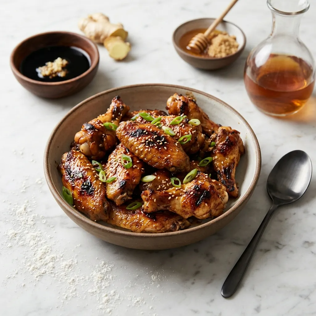 Sweet Soy Chicken Wings (Meat)