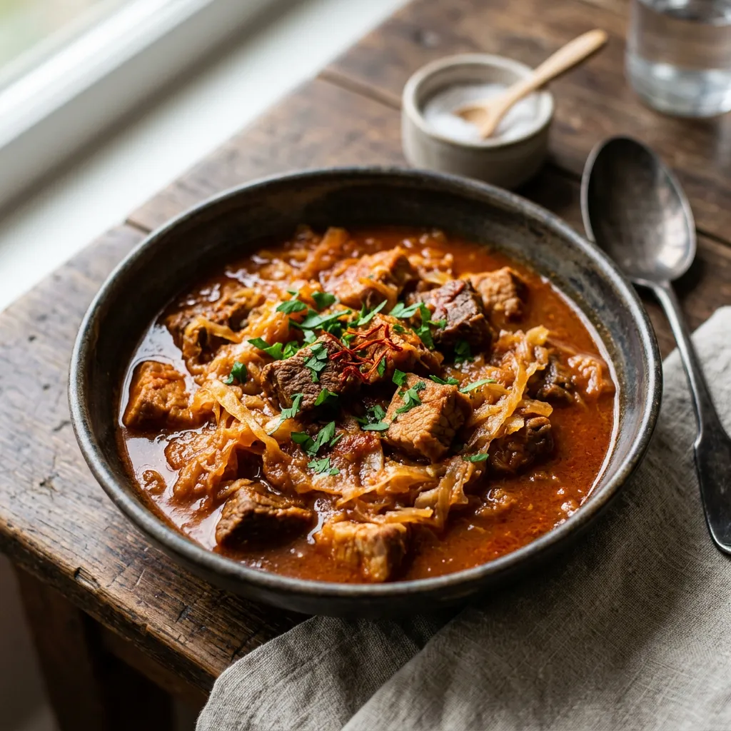 Szegediner Gulasch - Hungarian Spiced Stew