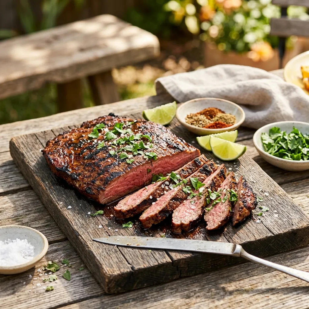 Taco-Rubbed Flank Steak