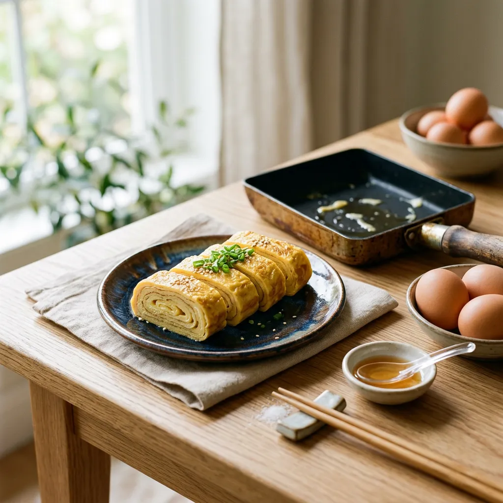 Tamagoyaki: Japanese Rolled Omelet