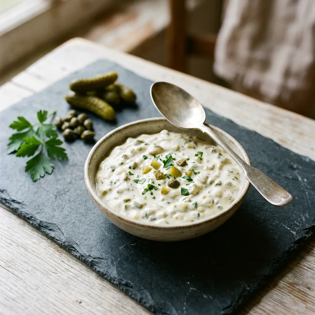 Tartar Sauce With Pickle and Mayonnaise