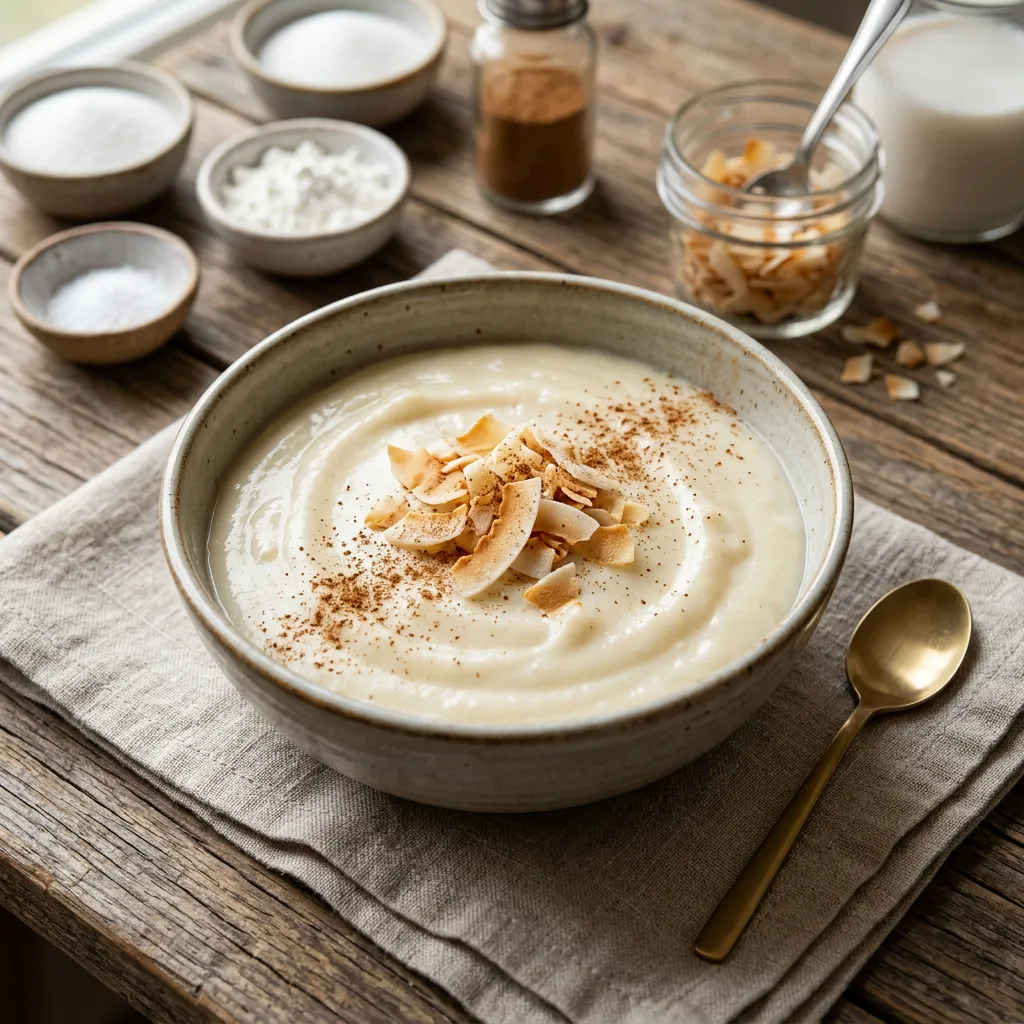 Tembleque de Coco: Coconut Pudding