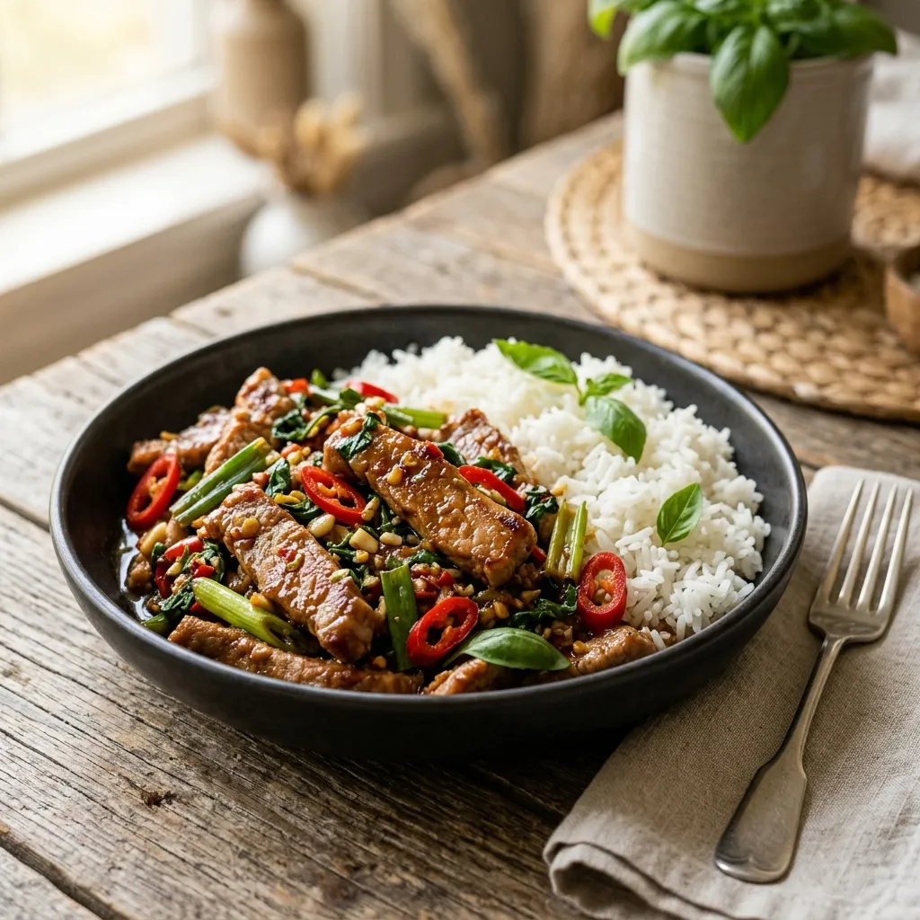Thai Basil Pork