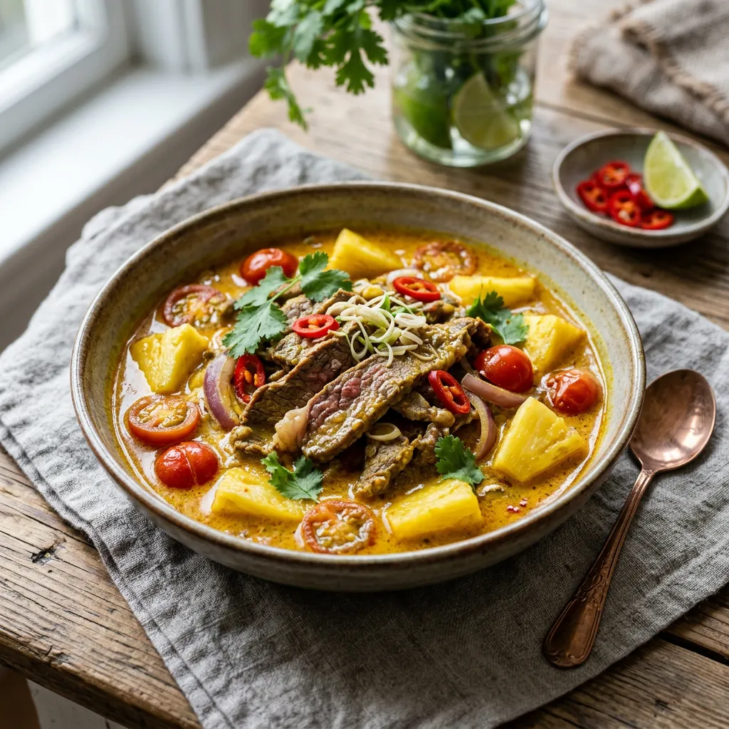 Thai Beef Coconut Curry Recipe