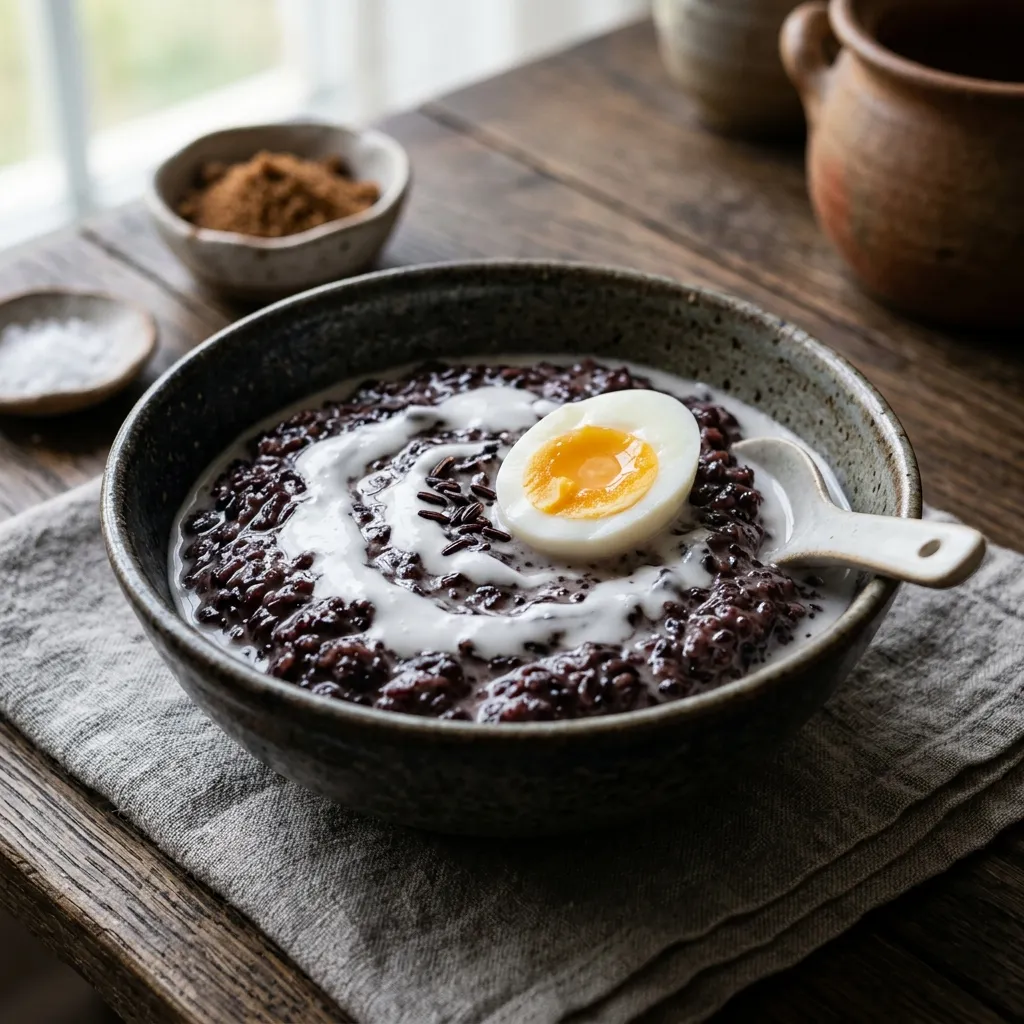 Thai Black Sticky Rice Pudding