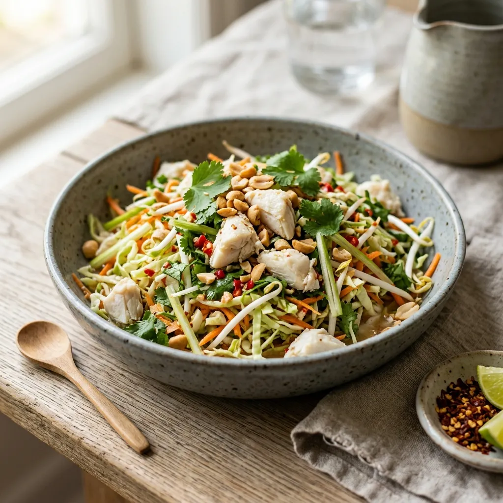Thai Crab Salad With Creamy Coconut-Lime Dressing Recipe