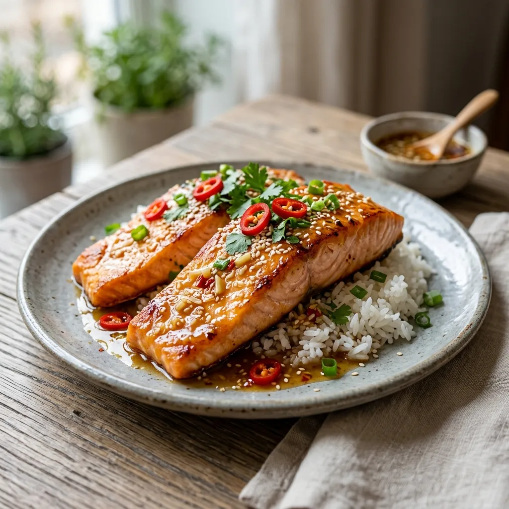 Thai-Flavored, Pan-Fried Salmon