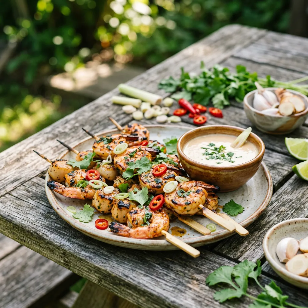 Thai Grilled Tom Yum Shrimp Recipe