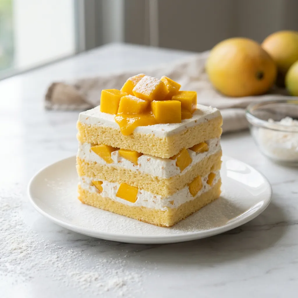 Thai Mango Cake (Khek Ma-Muang)