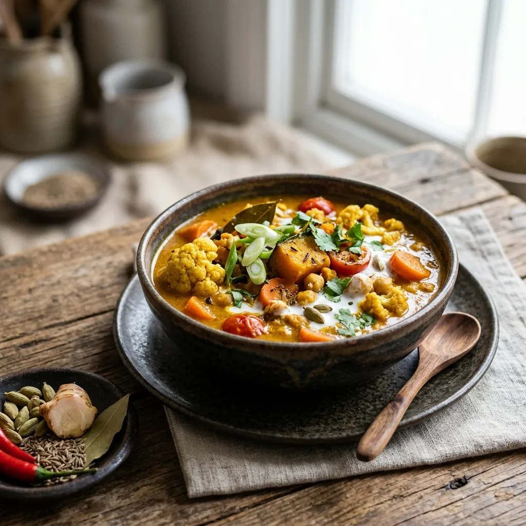Thai Massaman Vegetarian Curry