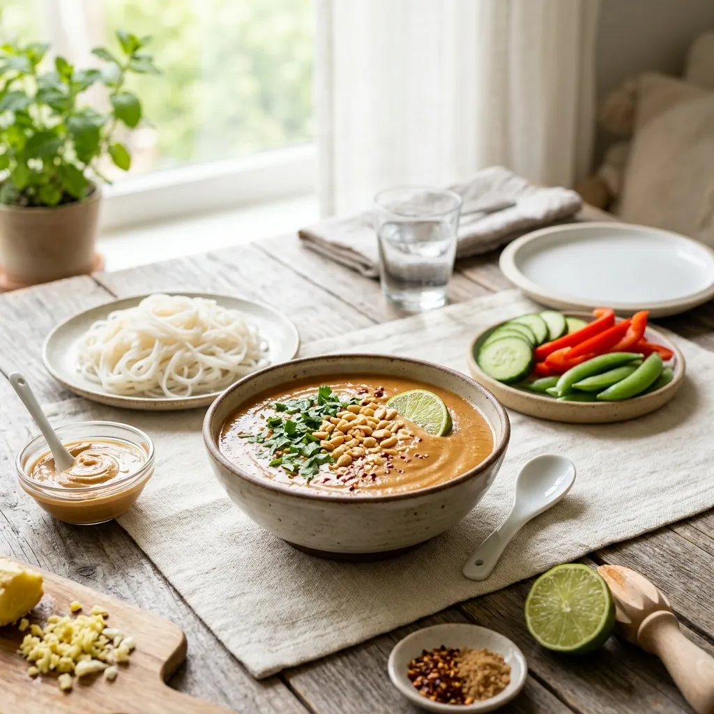 Thai Peanut Sauce With Ginger