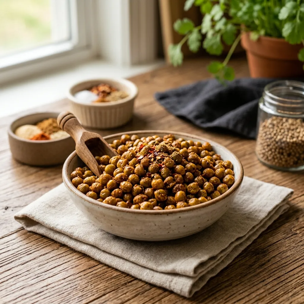 Thai Roasted Green Peas